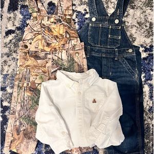 Boy Overalls bundle 12-18M